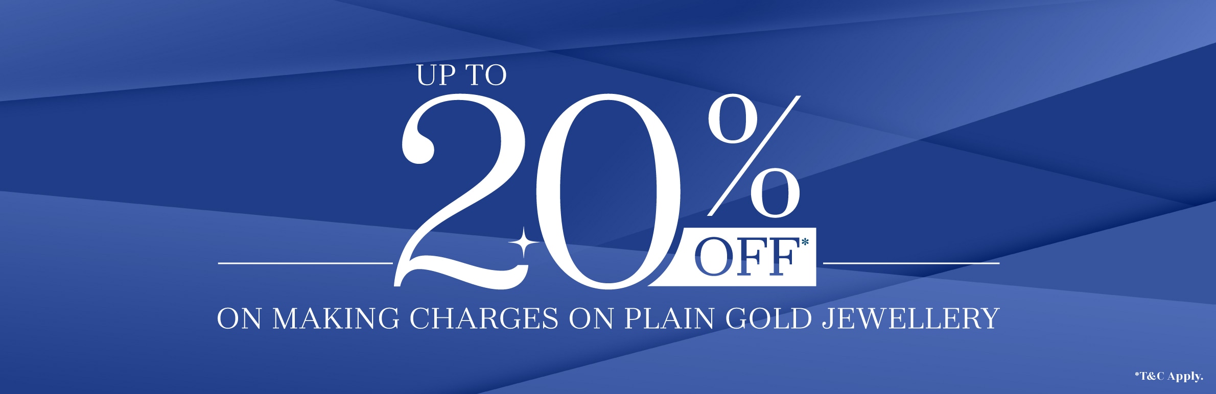 Up To 20% Off On Making Charges On Plain Gold Jewellery
