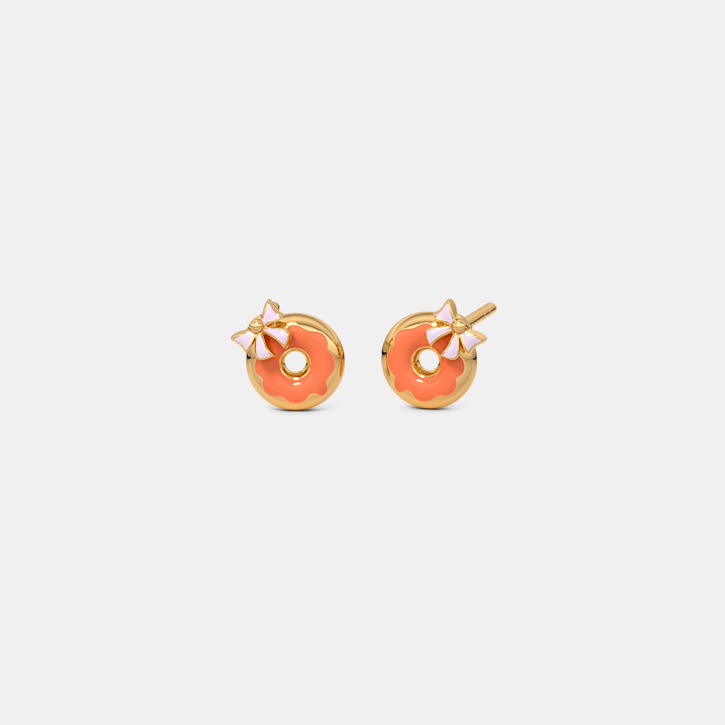 The Dazzling Donut Kids Stud Earrings