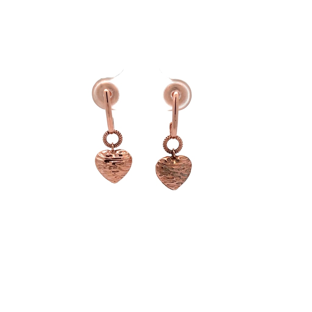 The Love Cascade Dangle Hoop Earrings