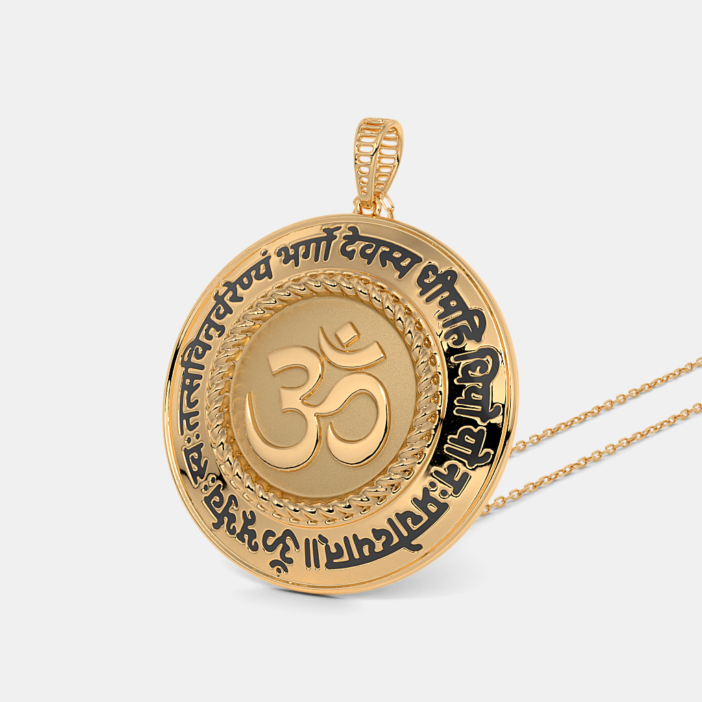 The Divom Gayatri Mantra Pendant