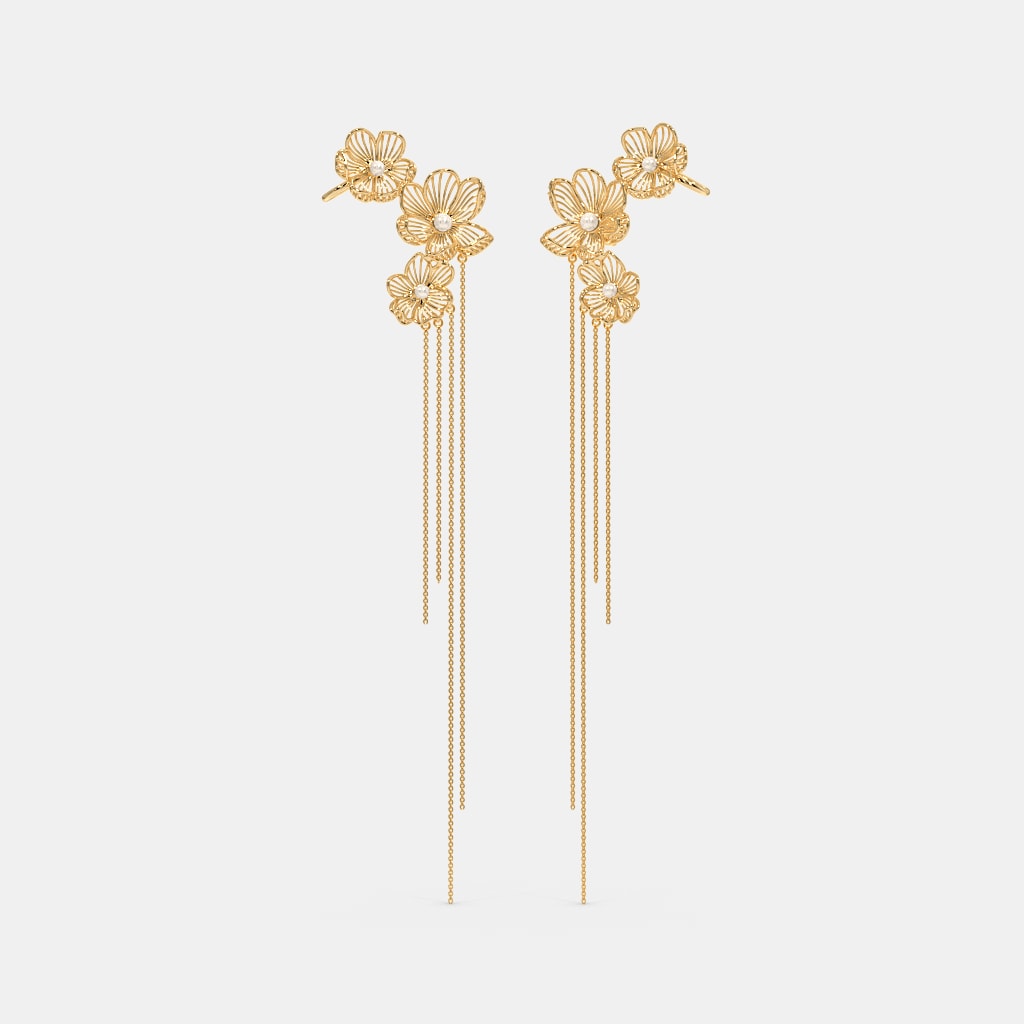 The Petalyn Shoulder Duster Earrings