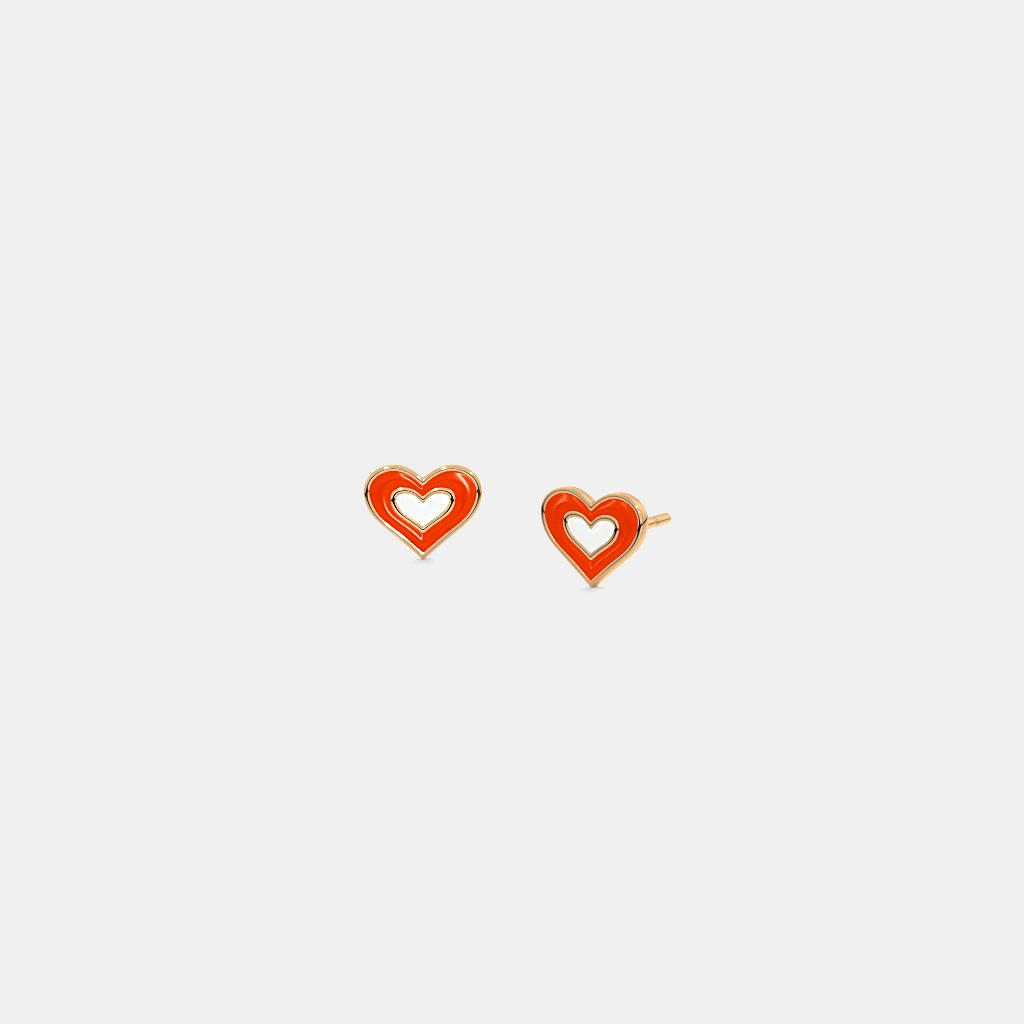 The Cuore Rosso Kids Stud Earrings