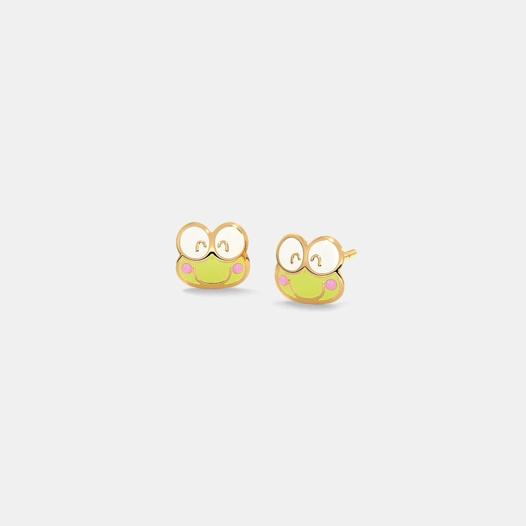 The Smiley Keroppi Stud Earrings