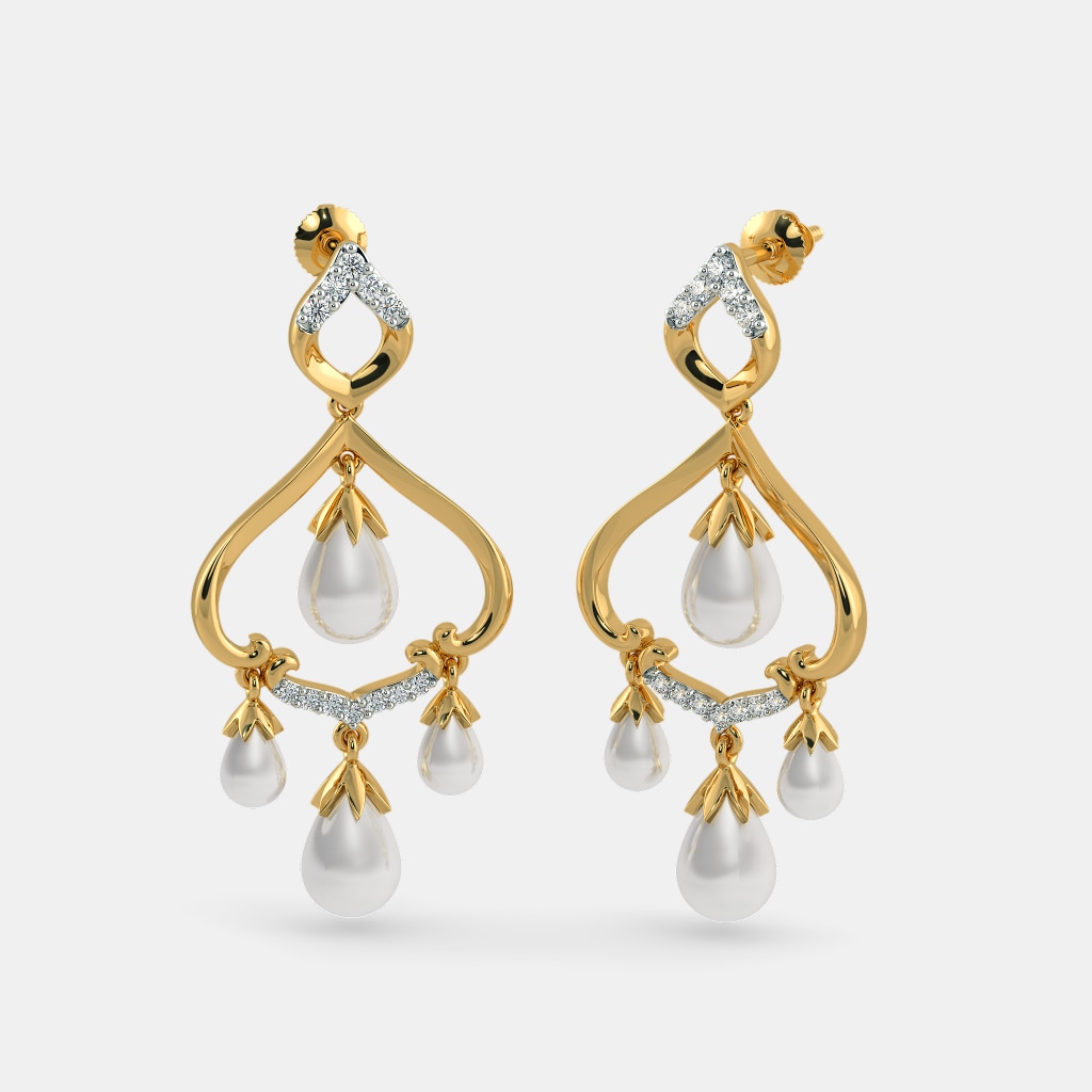The Sarina Drop Earrings | BlueStone.com