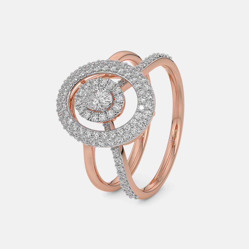 The Aurorae Bridal Ring Set