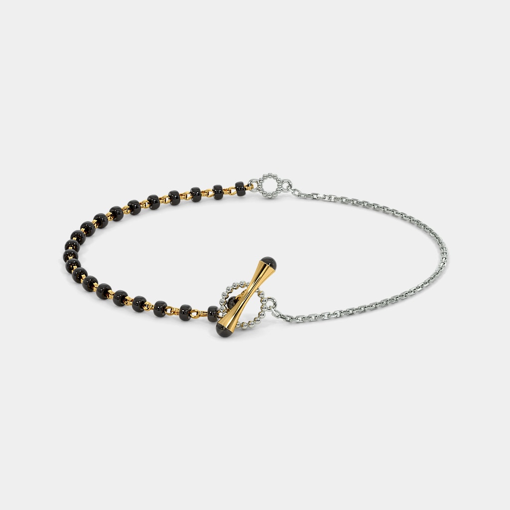 The Toggle lock Mangalsutra Bracelet 