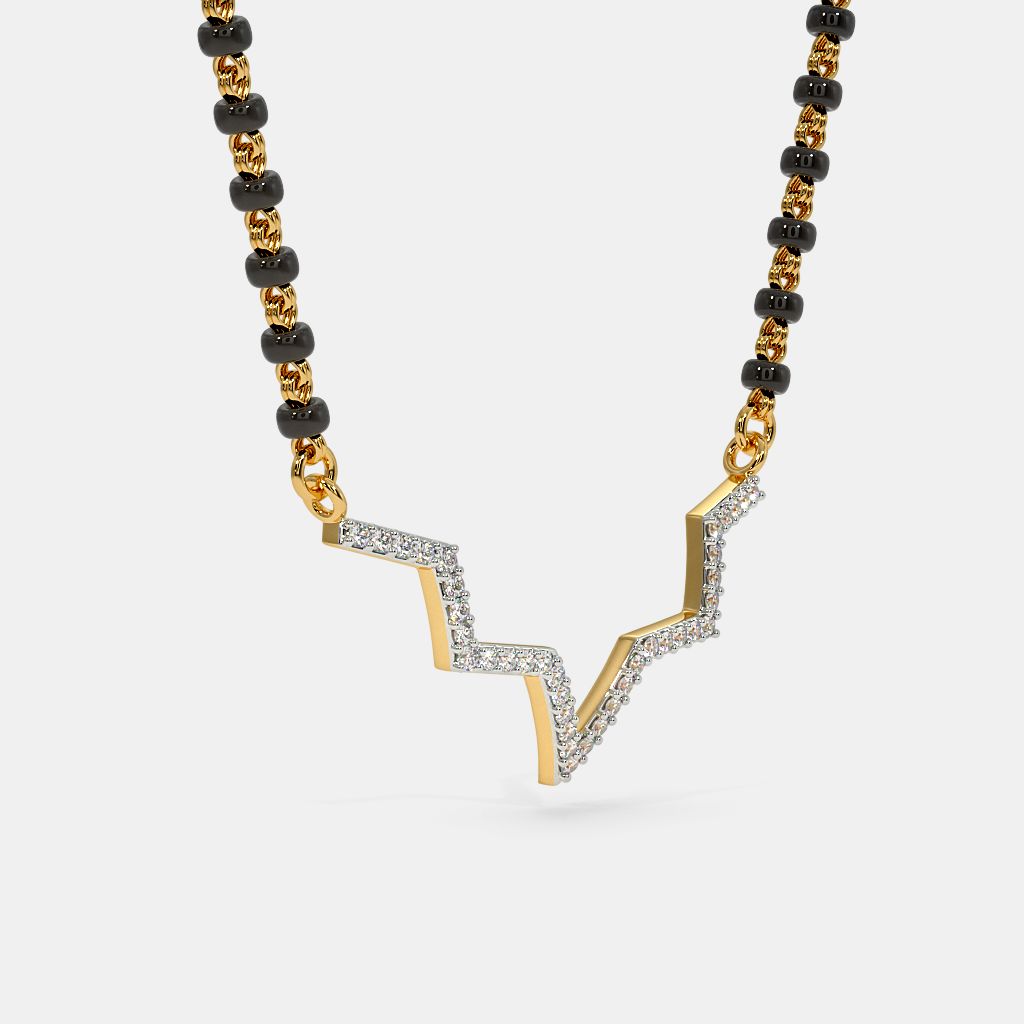 Bluestone mangalsutra pendant on sale