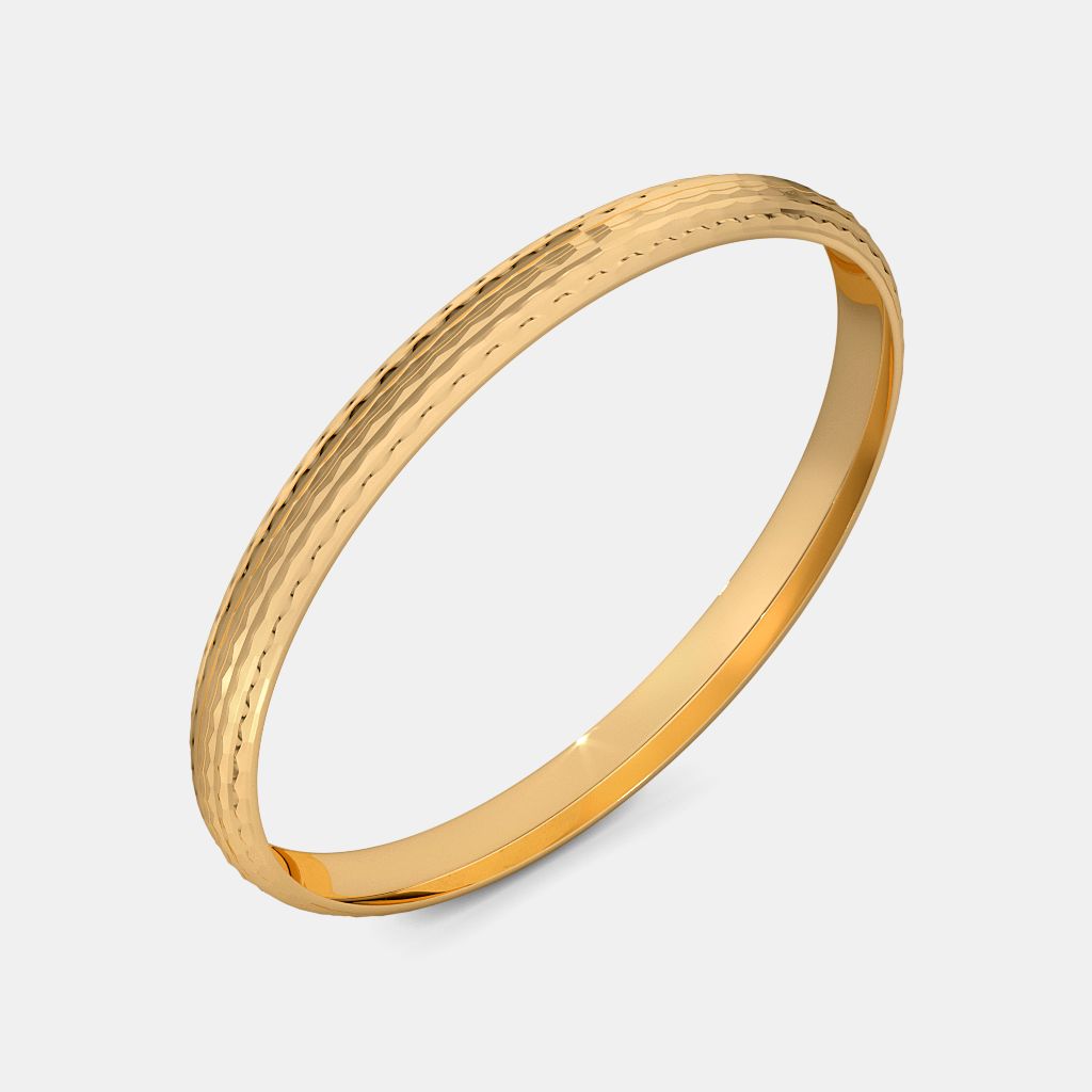 22k Gold Men's Plain Gold Bangle Kada Designs Joyalukkas Mens