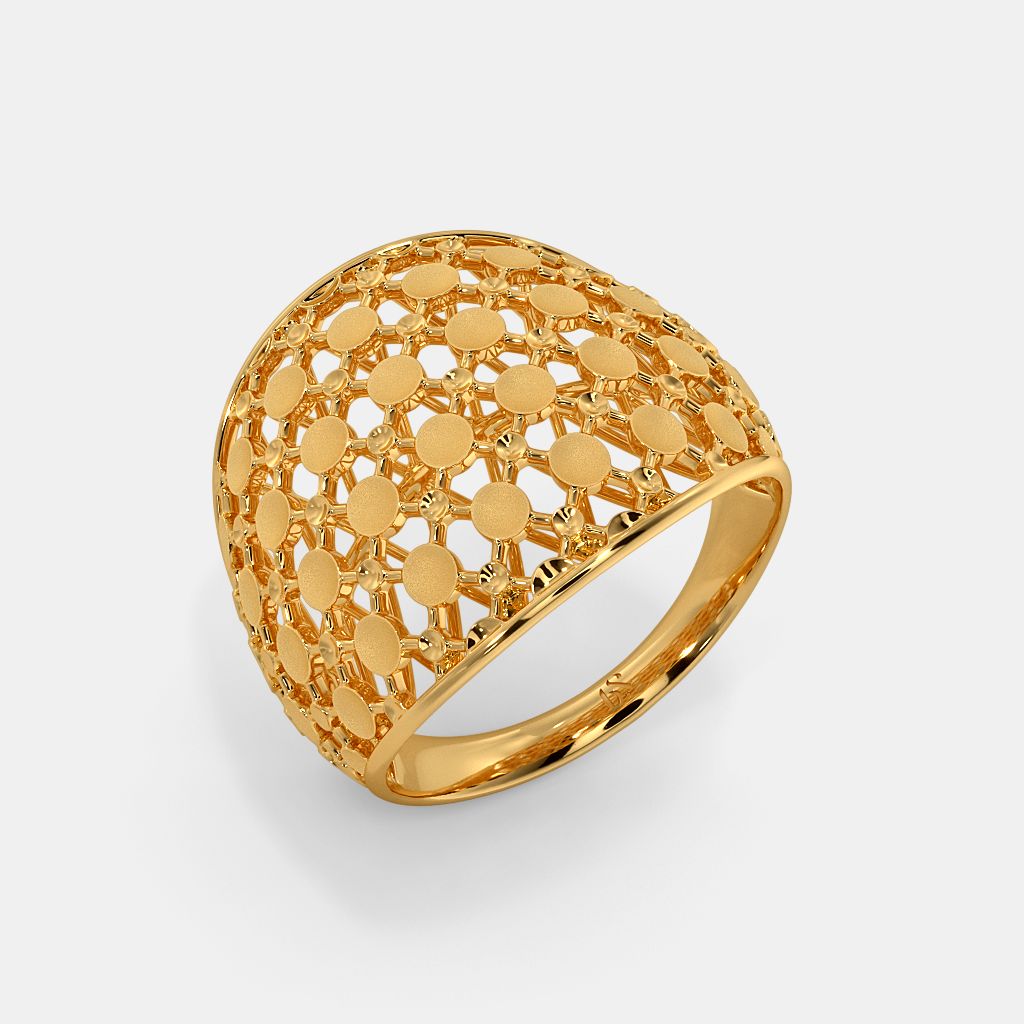 Ladies Chunky Adjustable Open Ring- Gold | Konga Online Shopping