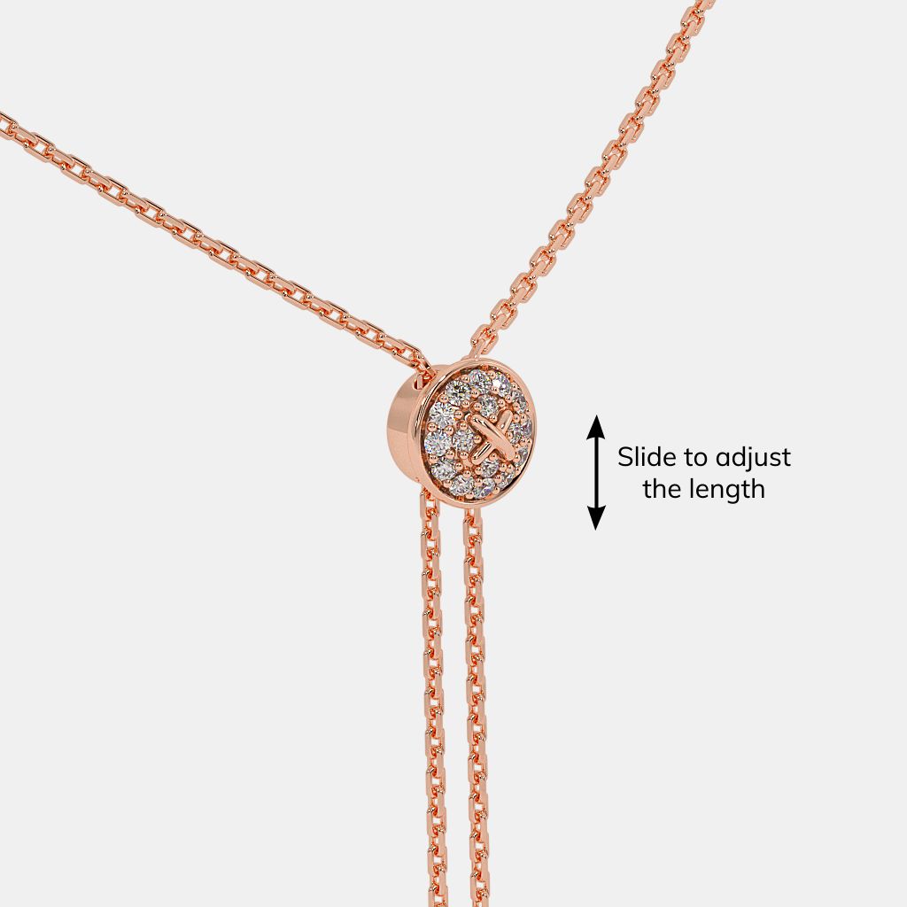 The Waverley Slider Necklace BlueStone