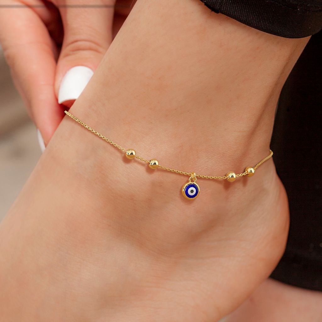 The Zamen Nazariya Anklet BlueStone