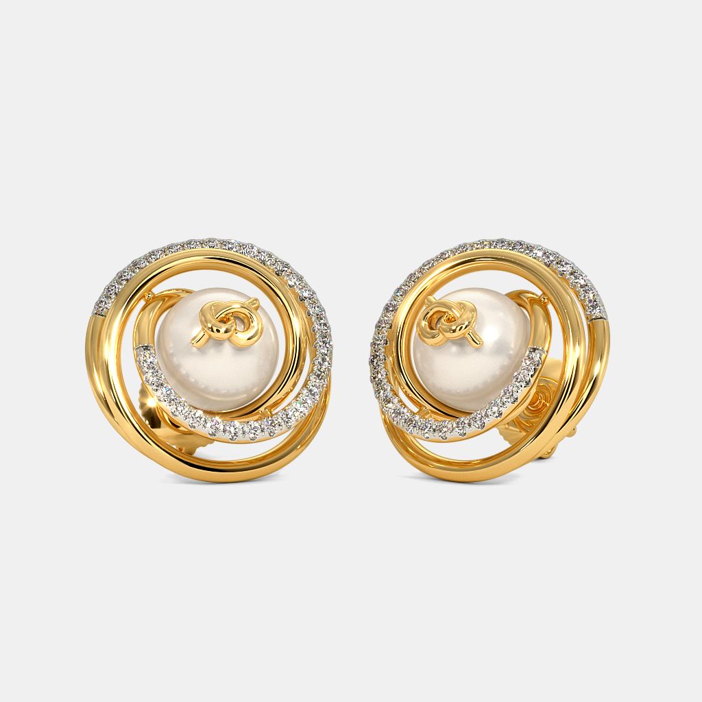 Bluestone pearl earrings sales