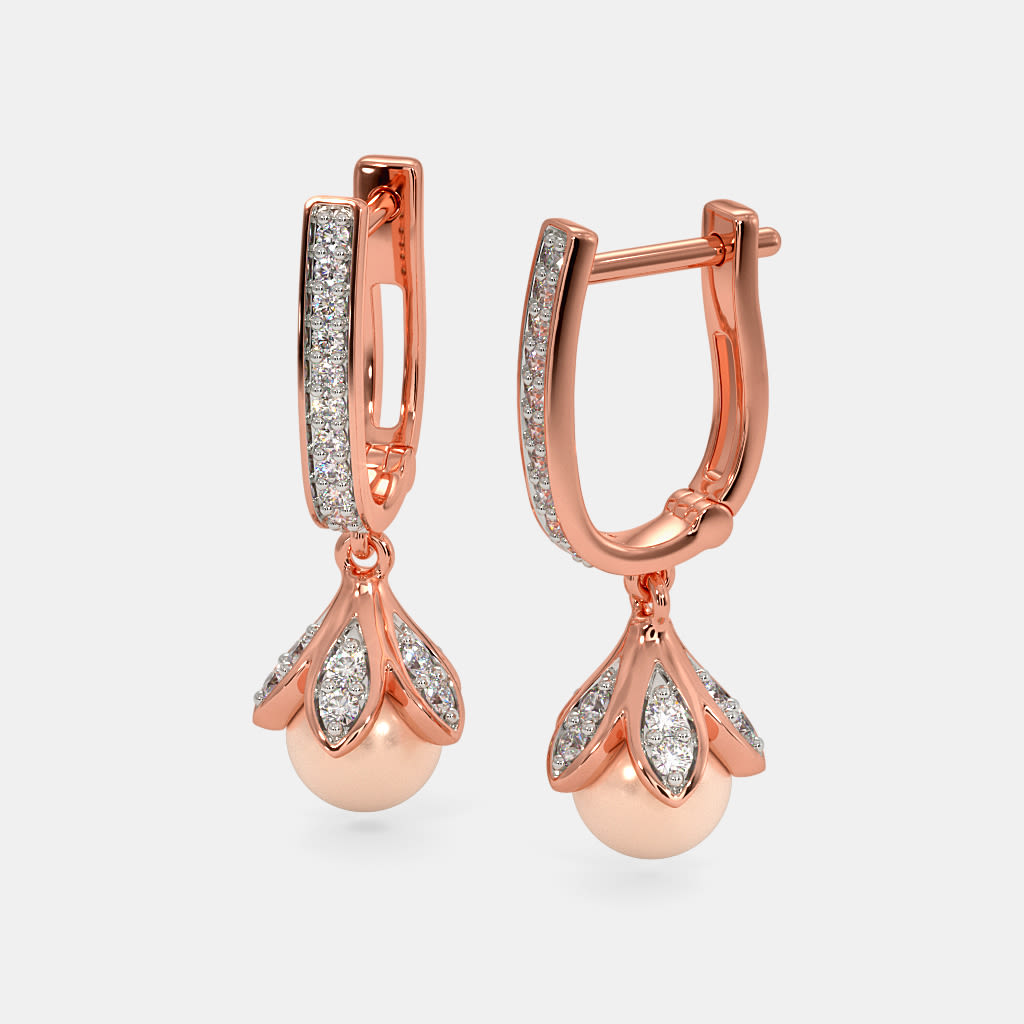Buy Golden Handcrafted Workwear Hoop Earrings Online  W for Woman
