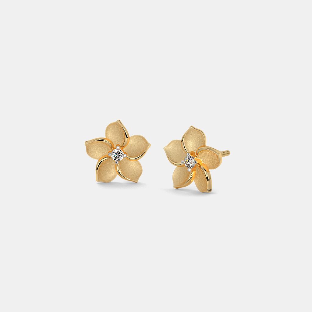 The Sensuous Rose Earrings BlueStone