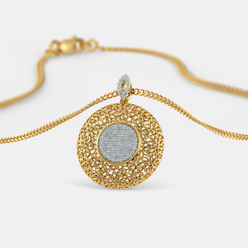 Simple gold sale pendant designs
