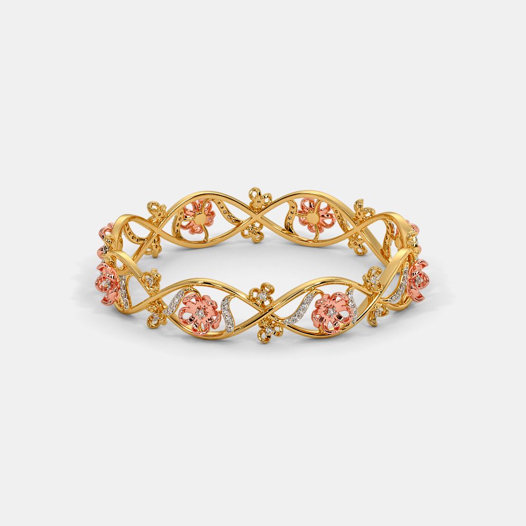 Gold bangles clearance bluestone