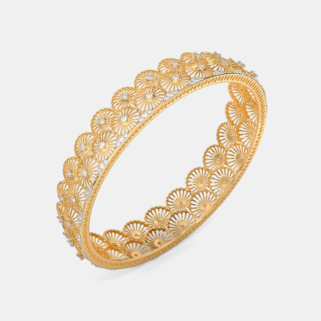 The Leonn Round Bangle BlueStone