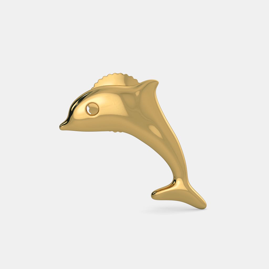 Dolphin design earrings best sale