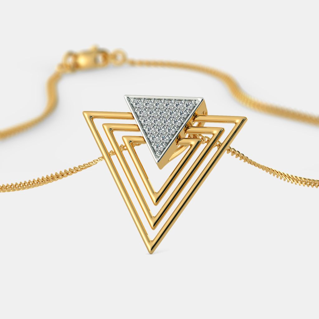 Gold pendant bluestone 2025