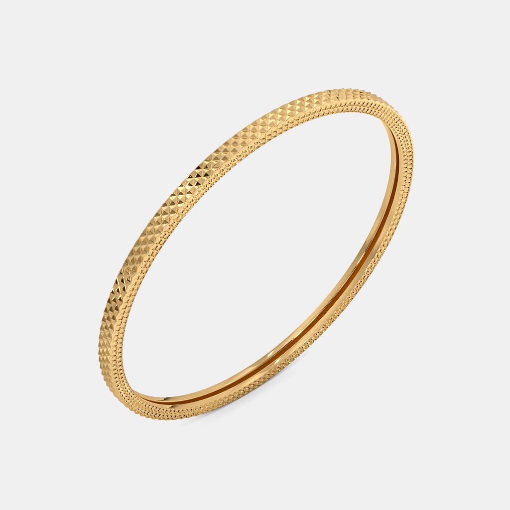 The Margarete Round Bangle BlueStone