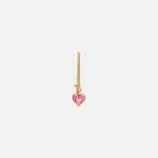 The Enamel Heart Kids Hoop Earrings - thumb 5