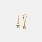 The Starred Kids Hoop Earrings - thumb 1