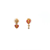 The Barbie Core Heart Mismatch Earrings - thumb 1