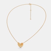 The Inverted Leafy Pendant Necklace - thumb 2