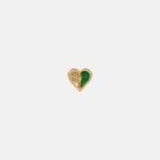 The Aurro Heart Stud Earrings - thumb 6