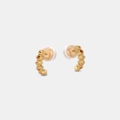 The Peppy Petal Kids J Hoop Earrings - thumb 4