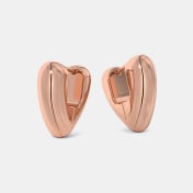 The Love Facet Huggie Earrings - thumb 4