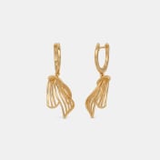The Vertra Dangle Hoop Earrings - thumb 1