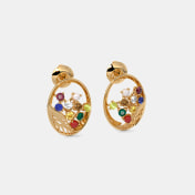 The Ratania Navaratna Stud Earrings - thumb 4