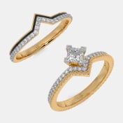 The Honoria Bridal Ring Set - thumb 5