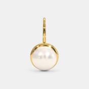 The Baggy Pearl Hoop Earrings - thumb 4