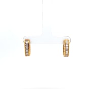 The Dazzle Edge Hoop Earrings - thumb 2