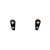 The Dark Sky Dazzle J Hoop Earrings - thumb 2