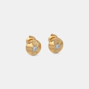 The Crease Stud Earrings - thumb 4