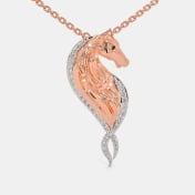 The Horsy Pendant Necklace - thumb 3