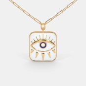 The Khufu Evil Eye Pendant Necklace For Him - thumb 4