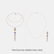 The Fangra Tassel Necklace - thumb 3