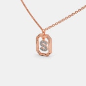 The Swiing S Initial Necklace - thumb 1