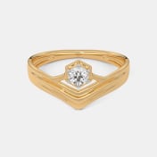 The Caathy Solitaire Couple Band For Him - thumb 5