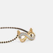 The Leesha Infinity Mangalsutra Pendant - thumb 7
