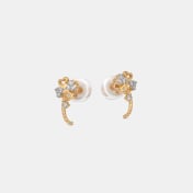 The Luckychuck J Hoop Earrings - thumb 4