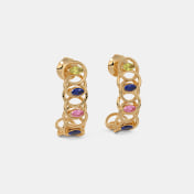 The Stellia J Hoop Earrings - thumb 5