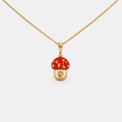 The Blooming Shroom Kids Necklace - thumb 3