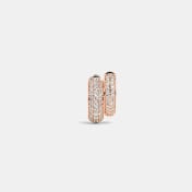 The Nettile Huggie Earrings - thumb 7