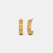 The Solenne J Hoop Earrings - thumb 1