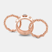 The Lunalit Bridal Ring Set - thumb 7